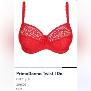 PRIMA DONNA bra 40G (UK) Red